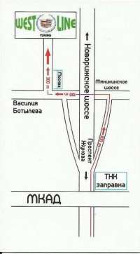 Автосервис Westline как проехать